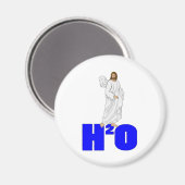Jesus läuft auf dem Wasser Magnet (Vorderseite/Rückseite)