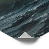 Jesus läuft auf dem Wasser Poster (Ecke)