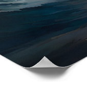 Jesus läuft auf dem Wasser Poster (Ecke)