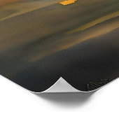 Jesus läuft auf dem Wasser Poster (Ecke)