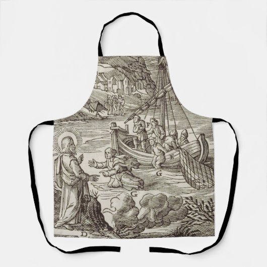 Jesus läuft auf dem Wasser Schürze (Vorderseite)