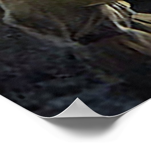 Jesus läuft auf Wasser 3 & St Peter Poster Wide (Ecke)