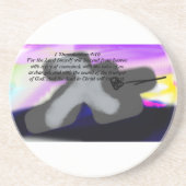 Jesus Leben Getränkeuntersetzer (Vorne)