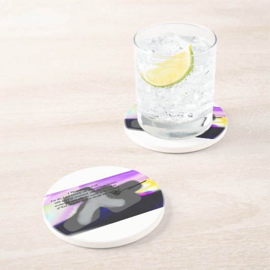 Jesus Leben Getränkeuntersetzer (Seite)