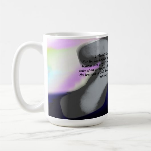 Jesus Leben Kaffeetasse (Links)