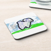 Jesus-Lebensplan Getränkeuntersetzer (Linke Seite)