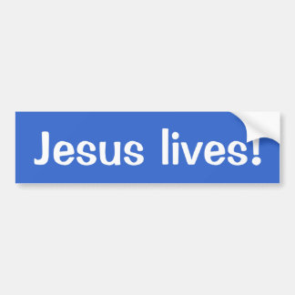 Jesus lebt! autoaufkleber