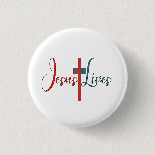 Jesus lebt button (Vorderseite)