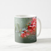 Jesus lebt Frühlingsblumen Bibel Verse Ostern Kaffeetasse (VorderseiteRechts)