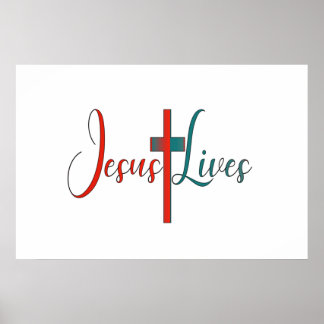 Jesus lebt poster