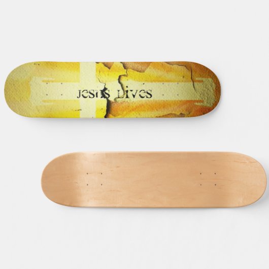 Jesus lebt Skateboard (Horizontal)