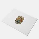 Jesus Leere Druckerpapierablage Büroarbeit Ärgerni Fußmatte (Schrägansicht)