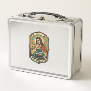 Jesus Leere Druckerpapierablage Büroarbeit Ärgerni Metall Brotdose