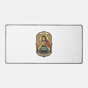 Jesus Leere Druckerpapierablage Büroarbeit Ärgerni Schreibtischunterlage