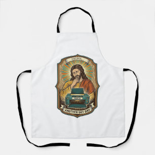 Jesus Leere Druckerpapierablage Büroarbeit Ärgerni Schürze