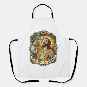 Jesus Leere Tortilla-Chip-Tüte Betrunkene Fressatt Schürze
