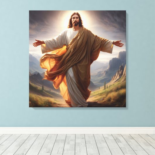 Jesus Leinwand Art (Insitu (Holzboden))