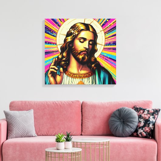Jesus Leinwand Kunst! (Insitu (Wohnzimmer))