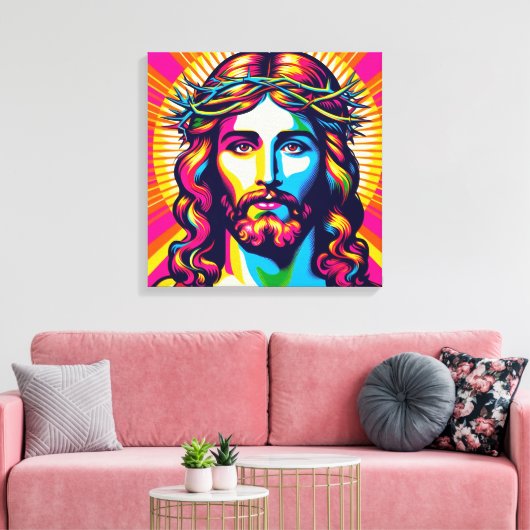 Jesus Leinwand Kunst! (Insitu (Wohnzimmer))