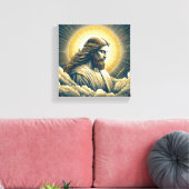 Jesus Leinwanddruck (Insitu (Wohnzimmer))