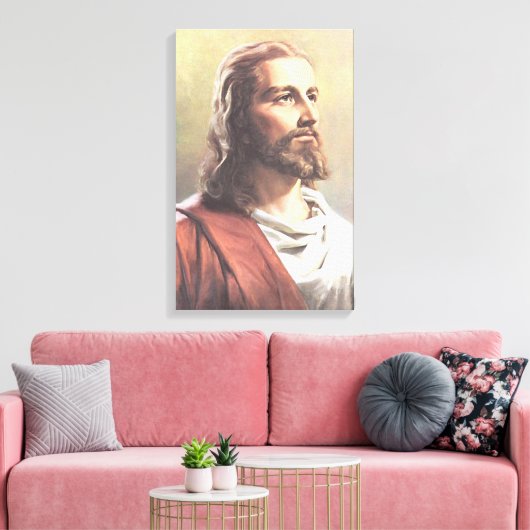 Jesus Leinwanddruck (Insitu (Wohnzimmer))
