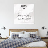 Jesus Leinwanddruck (Insitu (Schlafzimmer))