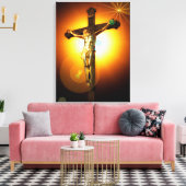 Jesus Leinwanddruck (Insitu (Wohnzimmer))