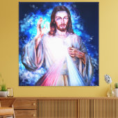 Jesus Leinwanddruck (Insitu (Wohnzimmer))