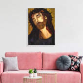 Jesus Leinwanddruck (Insitu (Wohnzimmer))