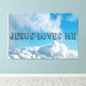 Jesus Leinwanddruck (Insitu (Holzboden))