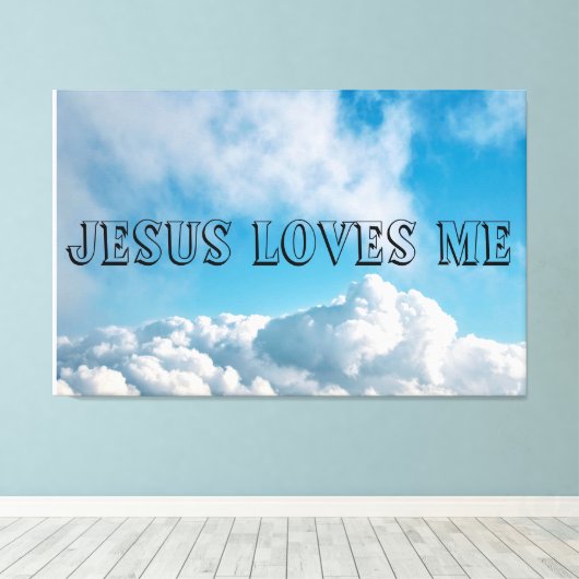 Jesus Leinwanddruck (Insitu (Holzboden))