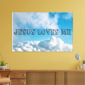Jesus Leinwanddruck (Insitu (Wohnzimmer))