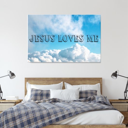 Jesus Leinwanddruck (Insitu (Schlafzimmer))