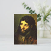Jesus-Leiter von Rembrandt Postkarte (Stehend Vorderseite)