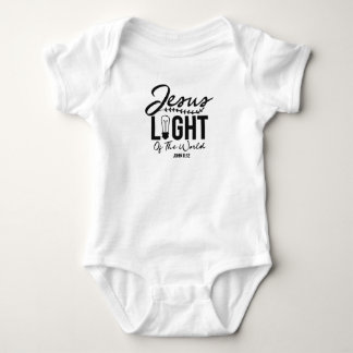 Jesus Licht der Welt - Bibelverse Baby Strampler