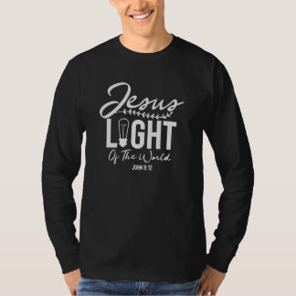 Jesus Licht der Welt - Bibelverse T-Shirt