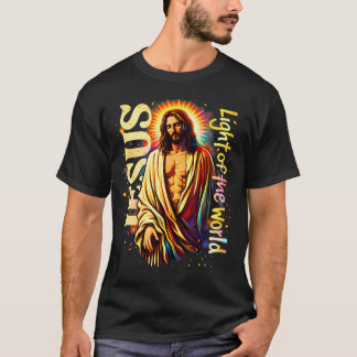 Jesus Licht der Welt Christlicher Glaube T-Shirt