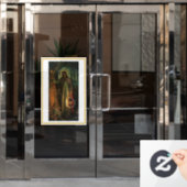 Jesus Licht der Welt Fensteraufkleber (Büro Tür)