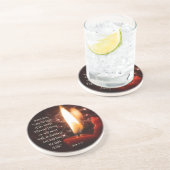 Jesus Licht der Welt Psalm 8, Bibel, Weihnachten Untersetzer (Seite)