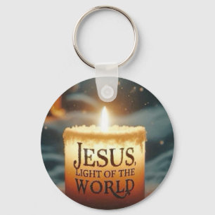 Jesus Licht der Welt Weihnachten Krippe Doppel Schlüsselanhänger