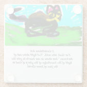 Jesus Licht Glasuntersetzer (Rückseite)