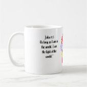 Jesus Licht Welt Kaffeetasse (Links)