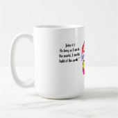 Jesus Licht Welt Kaffeetasse (Links)