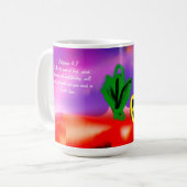 Jesus-Lichtplan Kaffeetasse (Vorderseite Links)
