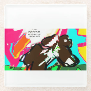 Jesus-Lichtwelt Glasuntersetzer