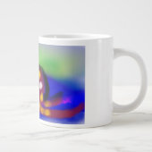 Jesus Liebe Arbeit Jumbo-Tasse (Rechts)
