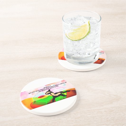 Jesus Liebe behalten Getränkeuntersetzer (Seite)