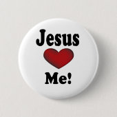Jesus Liebe Button (Vorderseite)
