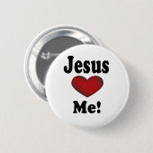 Jesus Liebe Button (Vorne & Hinten)