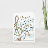 Jesus Liebe Dankeskarte (Vorderseite)